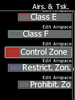 LXNav AIRSPACE display example