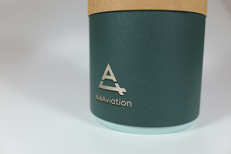 Ocean Bottle Verde Bosque con logo de A4Aviation